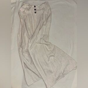 Sienna Sky Gray Wide-Leg Pants